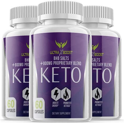 Keto Ultra X Boost Keto Supplement Diet Pills With Bhb Salts 3 Pack