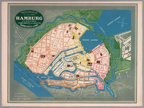 Hamburg Map Map Of Hamburg Old Hamburg Map Germany Map Map Of