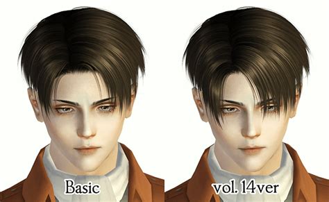 Levi Shaved Ver Hair For The Sims3 Kewai Dou