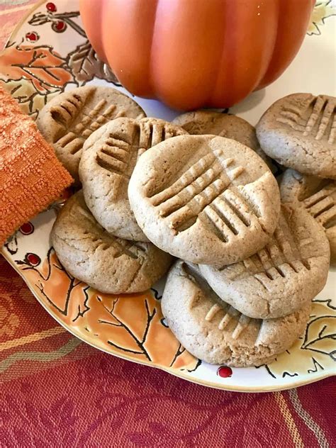 5 Ingredient Pumpkin Spiced Vegan And Gluten Free Peanut Butter Cookie