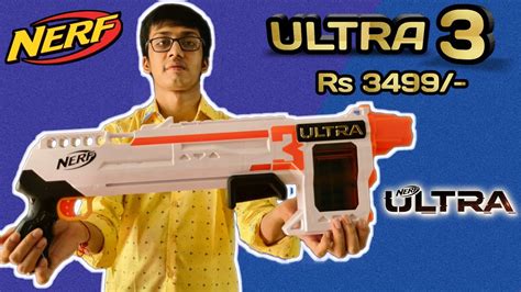 Review Nerf Ultra Three Unboxing Review And Firing Demo Best Nerf