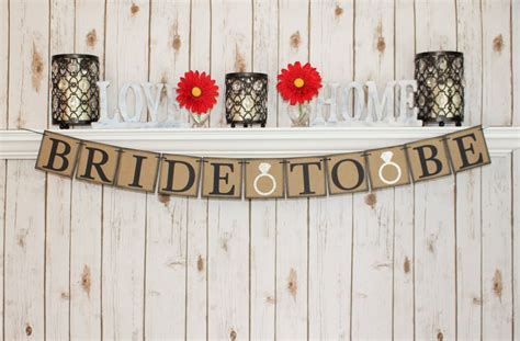 Bridal Shower Decorationbride To Be Banner By Abannerboutique