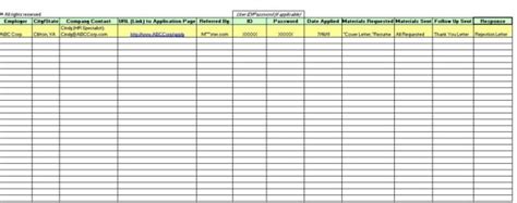 applicant tracking spreadsheet template tracking