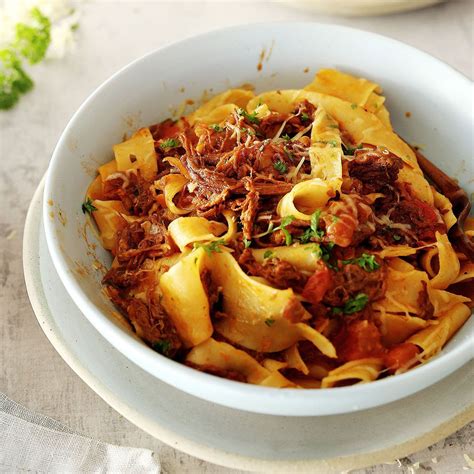 Pappardelle With Leftover Beef Ragu Turn Your Slow Cooker Beef Brisket