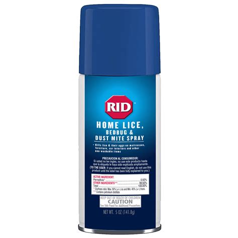 Rid Home Lice Treatment Spray For Lice Bed Bugs And Dust Mites 5oz