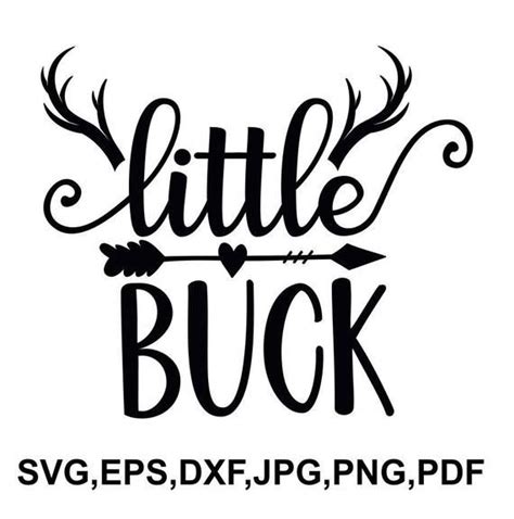 Little Buck Svg File Little Buck Cricut File Little Buck Printable
