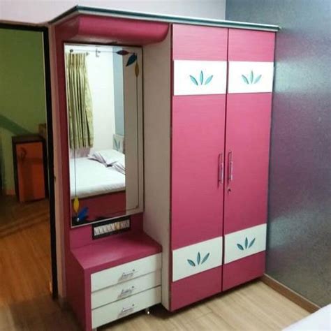 They make accessing your clothes quicker and also save space where there isn't firstly, measure the lengths of the tracks you'll need for the top and bottom of the door and transfer these measurements to your tracks with the pencil. Wardrobe Dressing Table at Rs 42000 /piece | Wardrobe ...
