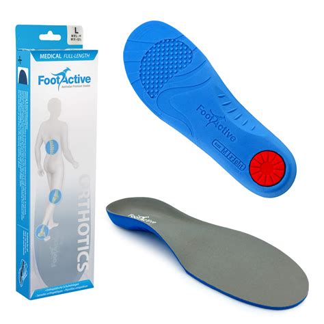 Medical Insoles Nhs Approved Full Length Orthotic Insole With Arch