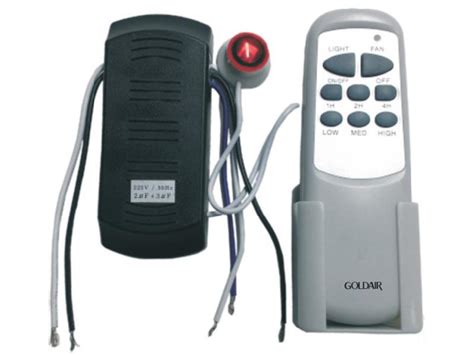 Operating range and 3 speed fan control, requires a 9 volt battery (not included). Heaters - Goldair Universal Ceiling Fan Remote Control ...