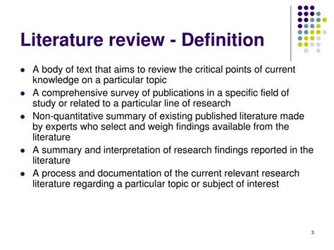 PPT - Developing Literature Review Training Module for Institute of ...