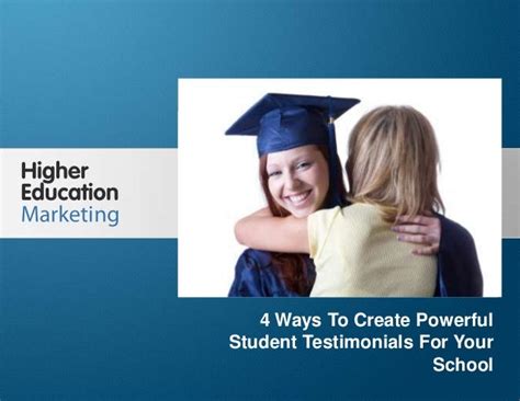 4 Ways To Create Powerful Student Testimonials For Your School