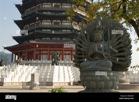 Tianning Temple Changzhou Jiangsu Province China Asia Stock Photo