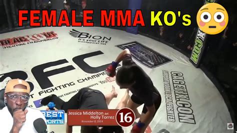 Top 20 Greatest Female Mma Knockouts Reaction Youtube