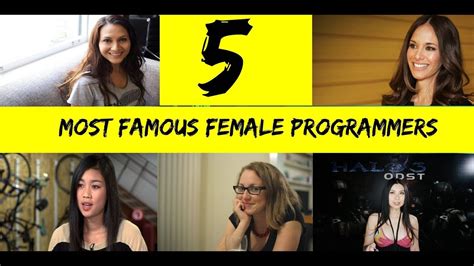 5 Most Famous Female Programmers Youtube