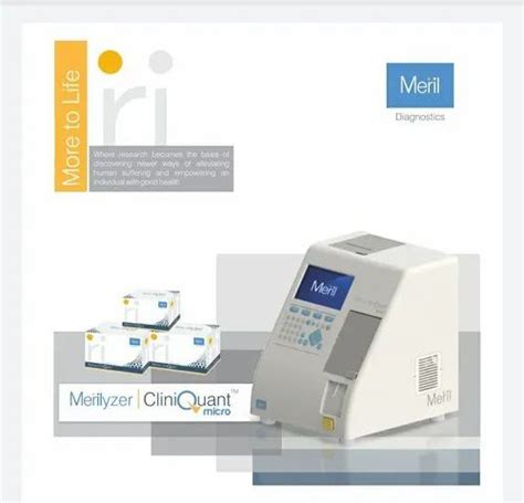 Meril Cliniquant Micro Semi Automated Biochemistry Analyzer For