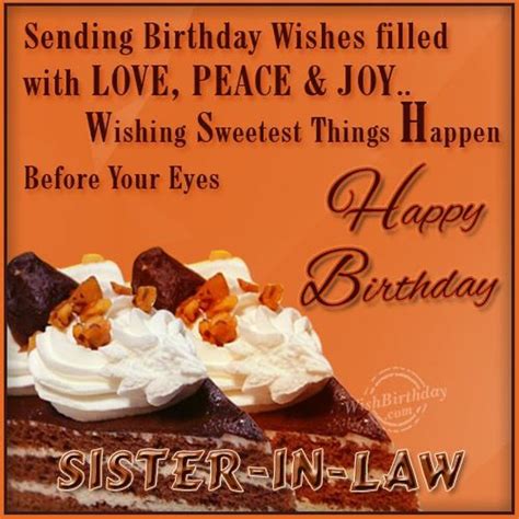 Wishing Happy Birthday To Dearest Sister In Law Wishes Greetings Pictures Wish Guy
