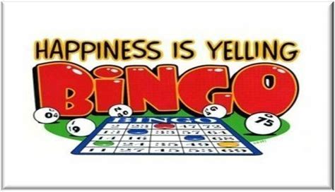 Bingo Humor Happiness Is Yelling Bingo Refrigerator Magnet Made In