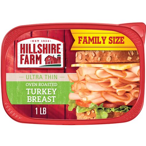 Hillshire Farm Sliced Oven Roasted Turkey Breast Deli Lunch Meat
