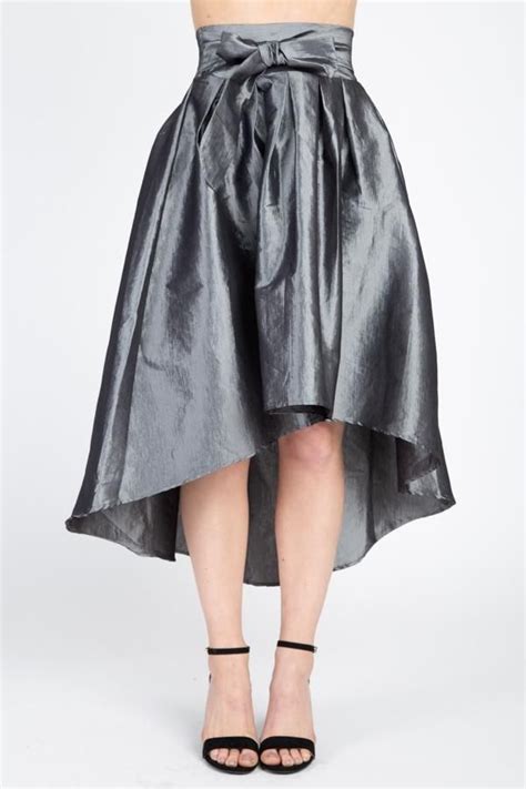 Taffeta High Low Skirt Shop Now Collectionsnew