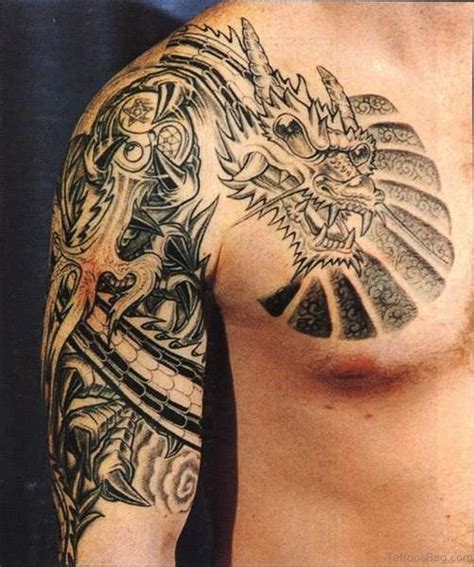 Outstanding Dragon Shoulder Tattoos Tattoo Designs Tattoosbag Com