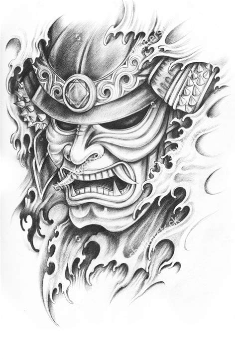Samurai Maske Tattoo Samurai Warrior Tattoo Warrior Tattoos Demon