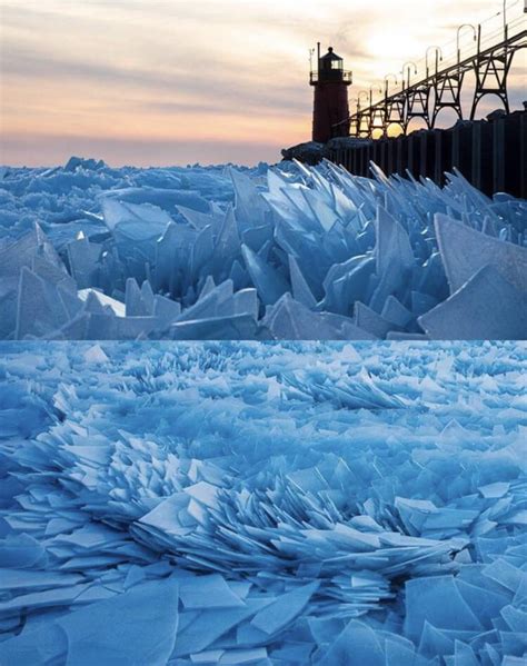 The Ice On Lake Michigan 9gag