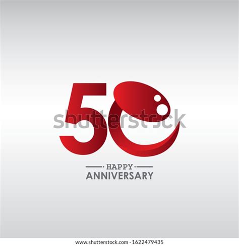 50 Anniversary Celebration Vector Concept Template Vector De Stock