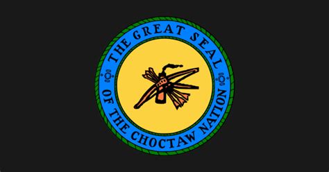 The Great Seal Of The Choctaw Nation Choctaw Crewneck Sweatshirt