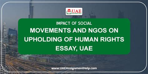 Impact Of Social Movements And Ngos On Upholding Of Human Rights Essay