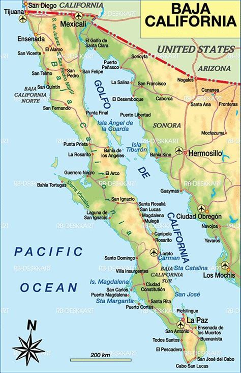 Geoapify places api allows you to search nearby places like petrol pumps, restaurants, hospitals, schools, universities, and many more. Image result for sea of cortez mexico map | Baja mexico, California travel road trips, Baja ...
