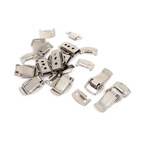 10pcs Cabinet Case Box Spring Loaded Toggle Latch Hasp 1 Length W