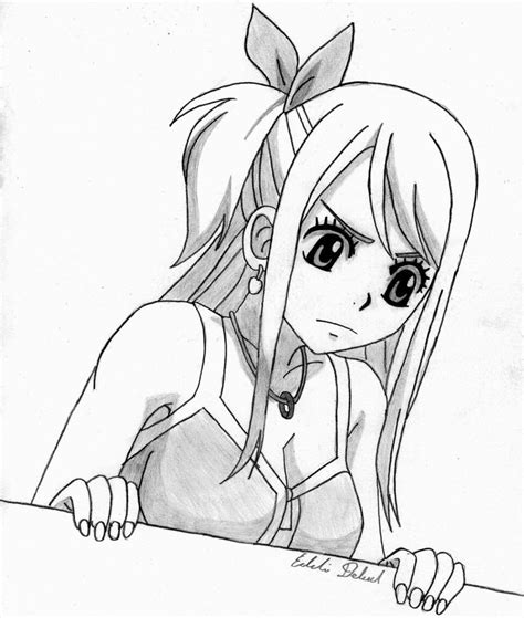 Lucy Heartfilia Drawing At Getdrawings Free Download