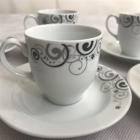 12pc Designer Turkish Coffee Espresso Cup And Saucer Set Kutahya