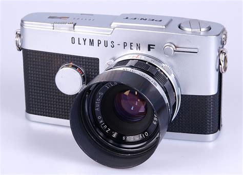 Olympus Pen FT chrome with Zuiko 38mm F1.8 lens and shade. very clean ...
