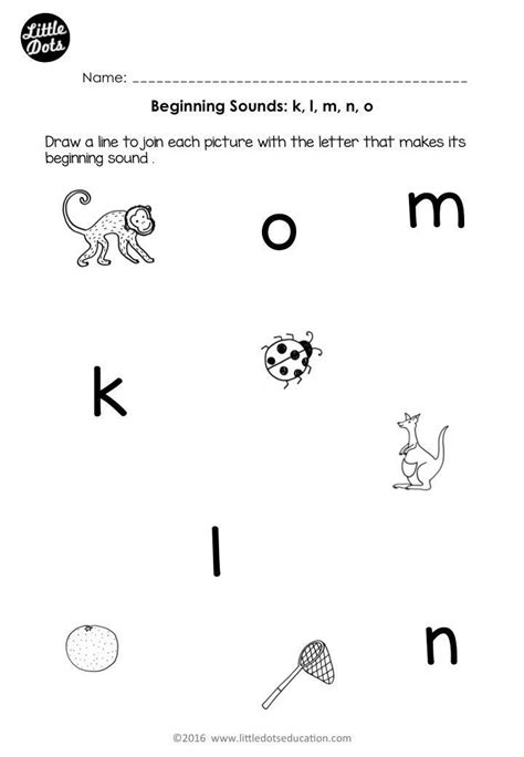 Phonics Worksheets For Kids Free Preschool Phonics Worksheet On