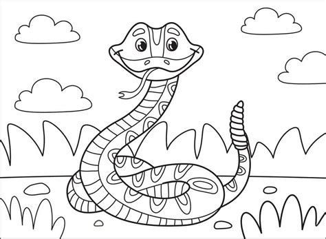 Dibujos De Serpiente Feliz Para Colorear Para Colorear Pintar E Imprimir Dibujos Online Com