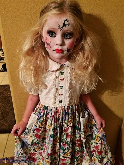 Creepy Broken Doll Costume