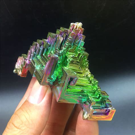 Rare Crystal Bismuth Specimen Rainbow Mineral Gemstone Catawiki