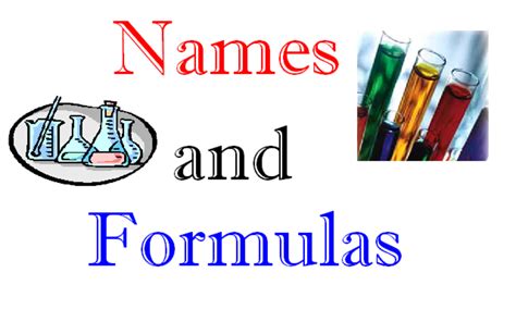 Chemical Nomenclature And Chemical Formulas Owlcation