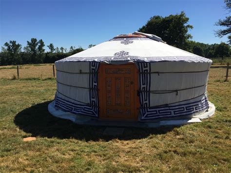 Large Mongolian Yurt At Limousin Farm Holidays Cool Camping
