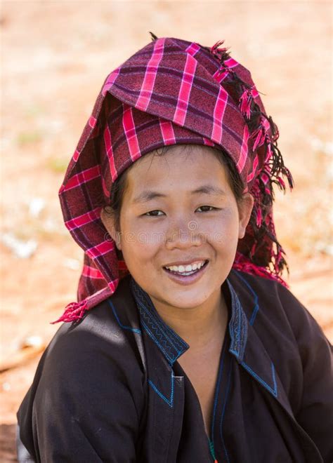 Woman Shan Tribe Portrait Myanmar Editorial Stock Image Image Of