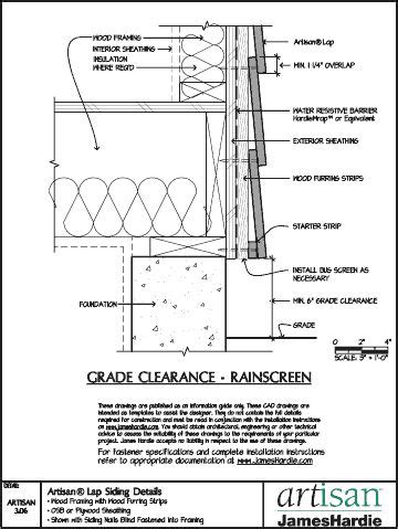 That is used as the substrate for ceramic and stone tile installations. residential hardie lap siding foundation detail - Google ...
