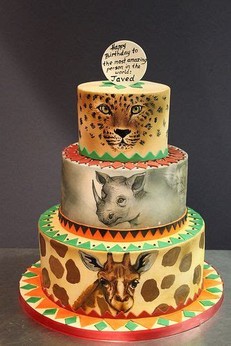 Maybe you would like to learn more about one of these? 327 Best images about animal print cakes & and african ...