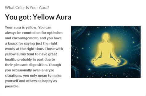 Yellow Aura Description