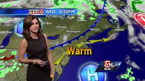 Cindy Fitzgibbons Warm Boston Area Weather Forecast Youtube
