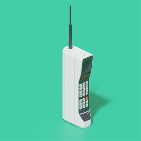 Modelo 3d Motorola Dynatac 8000x Modelo 3d Turbosquid 1553725