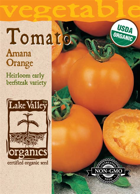 Tomato Pole Amana Orange Item 877 Lake Valley Seed