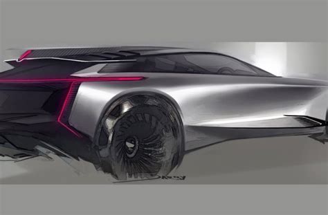 Futuristic Cadillac Crossover Concept Sketch Brings The Sci Fi Vibes
