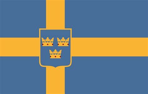 vexillological heraldrization the kingdom of sweden r vexillology