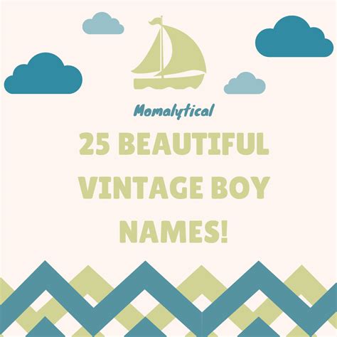 25 Vintage Boy Names Momalytical In 2021 Vintage Boy Names Boy
